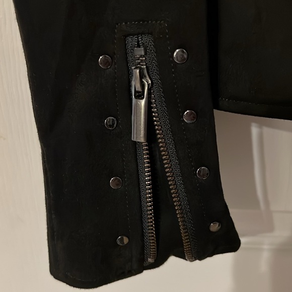Kut From The Kloth Eveline Moto Jacket Black Size L - Picture 5 of 9